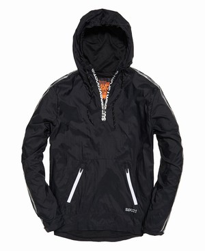 Superdry Active Training Overhead Shell Férfi Kabát Fekete | SJWXY0185